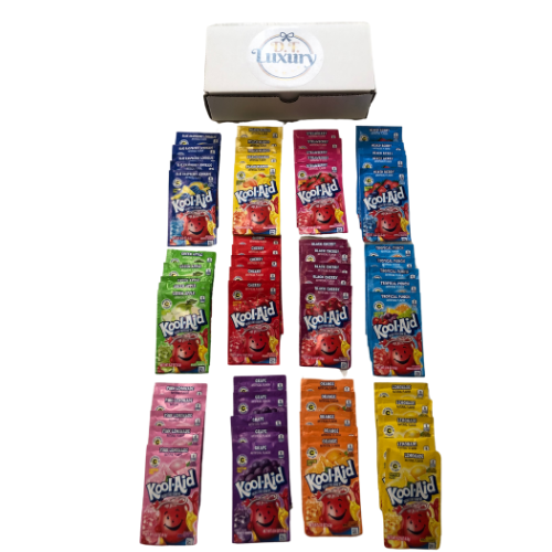 Kool-Aid Mix Packets Variety of 12 Flavors (5 packets of each flavor, Total of 60)